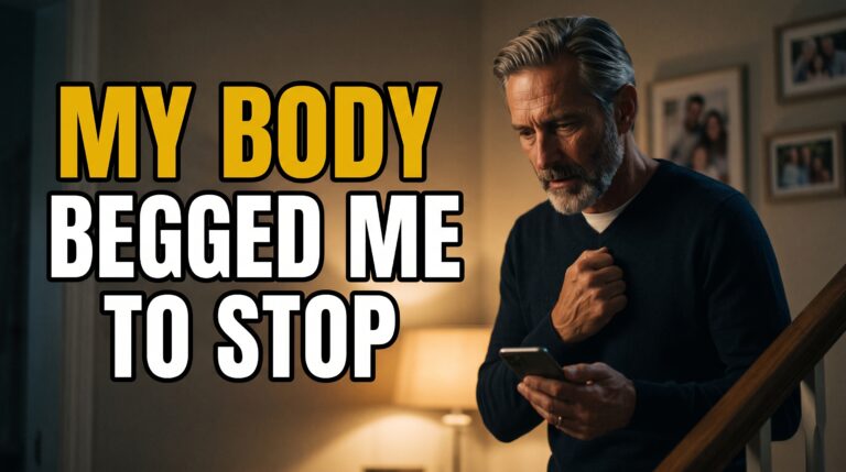 Thumbnail for a true story about ignored heart attack warning signs and the one word that almost killed me, from True Life Story Break
